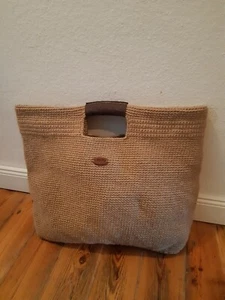 Große Handtasche Shopper Gehäkelt Beach Strandtasche Jute Tasche Geschenk Idee - Bild 1 von 10