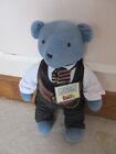 Vintage 1987 Rhett Beartler Blue Plush 20' VIB North American Bear  FREE SHIP