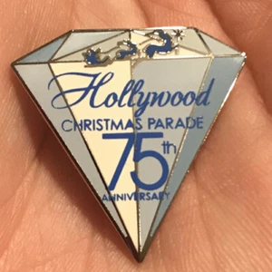 2006 75th Hollywood Christmas Parade Anniversary Celebrity Lapel Hat Tie Pin - Picture 1 of 5