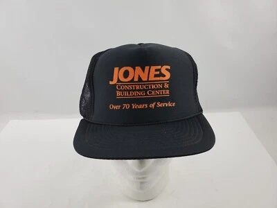 Gorra de béisbol Jones Construction & Building Center Snapback Trucker Hat malla Foto 1 de 4