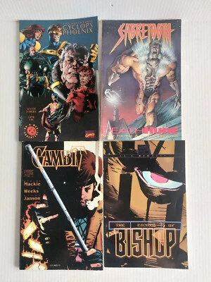 X战警军刀/主教/Gambit/Cyclops凤凰套装漫威漫画免运费 — 第 1/4 张图片