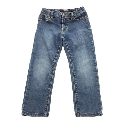 Pantalones de mezclilla Jordache ajustados de pierna recta para niños pequeños talla 3T niñas azul descolorido bebé Foto 1 de 4