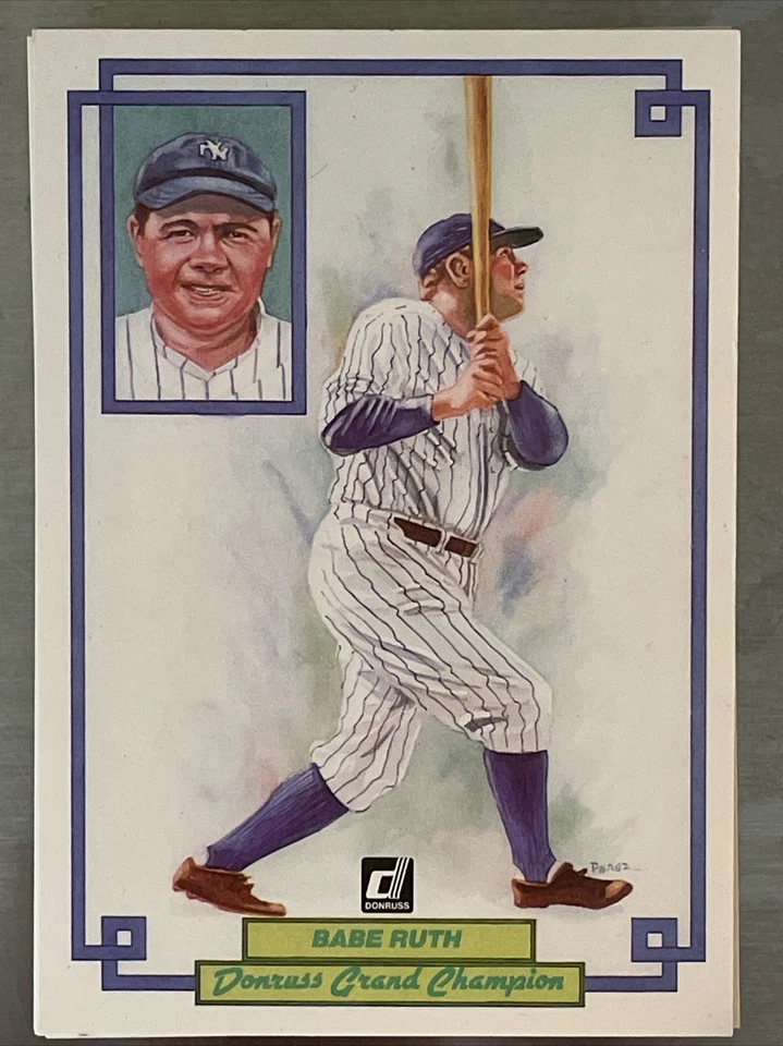 1984 Donruss Grand Champions Baseball 3 1/2" x 5" Cards - U-pick Cards - Image 1 of 1