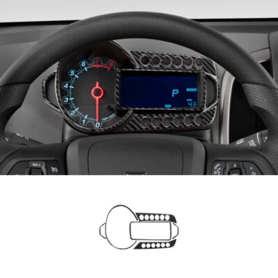 6Pcs For Chevrolet Sonic 2012-2016 Carbon Fiber Speedometer Surround Cover Trim  — 第 1/4 张图片