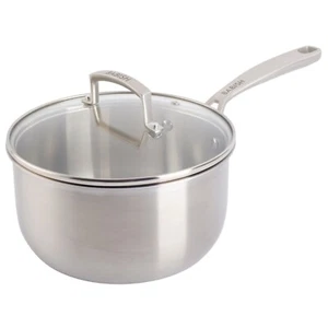 Sartén de salsa de acero inoxidable triple de 3,5 cuartos Babish grado profesional - Imagen 1 de 5