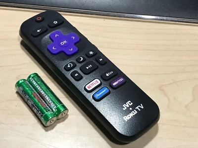 JVC Roku 3026000065 OEM Remote NETFLIX, Apple TV+, Paramount, HBOMAX