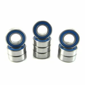 TRB RC 6x12x4mm Precision Ball Bearings ABEC 3 Rubber Sealed BLU (10) - Picture 1 of 3