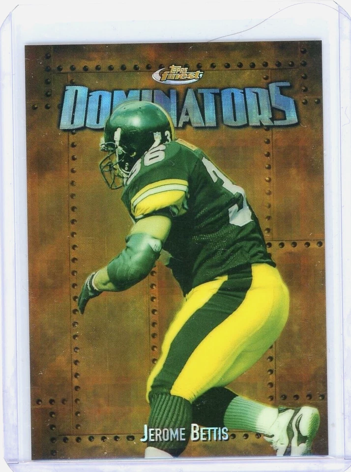 1997 Finest Football Dominators Rare Refractor #329 D55 Jerome Bettis - Image 1 of 2