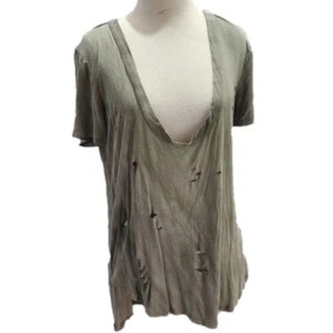 Emory Park Distressed langer Rundhalsausschnitt T-Shirt - Bild 1 von 12