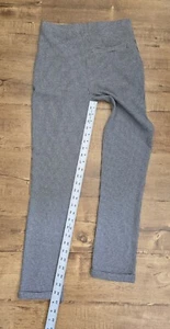 NUOVO Pantalone Milano Kiss Donna L Nero Bianco Piede di Poule Elasticizzato Vita Alta Slim Fit - Foto 1 di 15