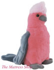 ~??~Galah With Sound Elka 18Cms 7" Parrot Soft Toy Australian Native Bird~??
