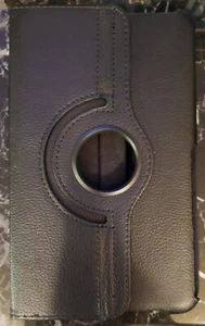 Hülle für Samsung Galaxy Tab 8", NEU! Schwarz, Kunstleder, Drehständer - Bild 1 von 4