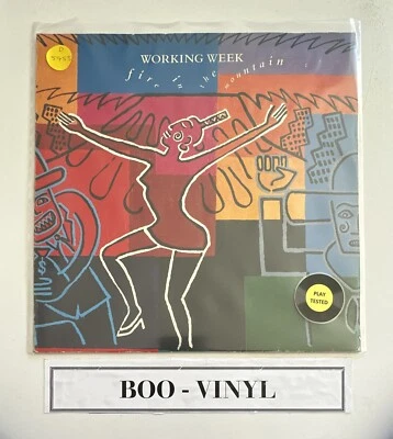 Working Week - Fire In The Mountain VG+/VG+ Vinyl Record Jazz Electronic - Image 1 of 4