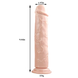 9+ INCH Realistic Dildo Suction Cup Anal Vagina Sex Toys for Women Couple Play - Picture 1 of 31