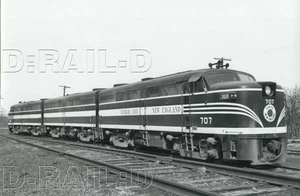 9CC712 RP 1960s/70s LEHIGH & NEW ENGLAND RAILROAD LOCOMOTIVE #707 - Picture 1 of 1