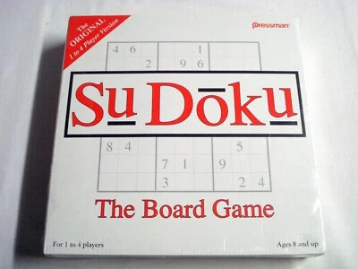 New Sealed Sudoku The Board Game 2005 Pressman #5205 - Image 1 of 3