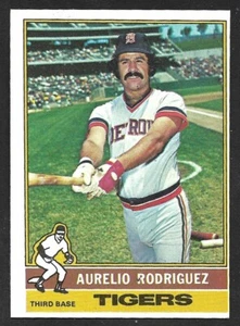 1976 Aurelio Rodríguez Tigres de Detroit Topps #267 ex como nuevo A - Imagen 1 de 2