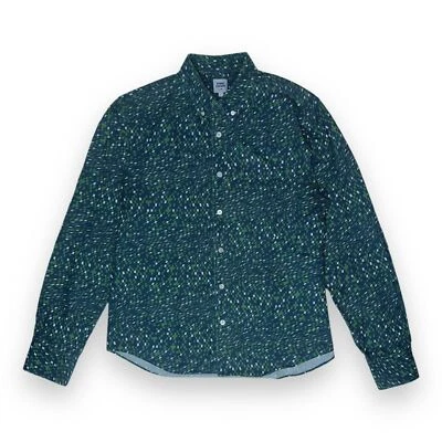 Opening Ceremony Slim Fit Shirt Geometric Pattern AOP Size Large 21 X 27 - Image 1 of 4