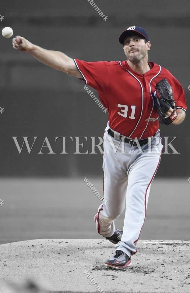 Foto foco CM560 Max Scherzer Washington Nationals 8x10 11x14 16x20 Foto 1 de 1