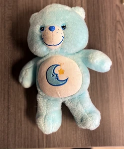 2003 Blue Care Bears 13" Plush Bedtime Sleepy Moon & Star - Picture 1 of 6