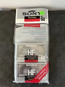 Sony HF 60 Cassette Recording Take 2 New Sealed Type 1 Normal Bias  - Picture 1 of 4