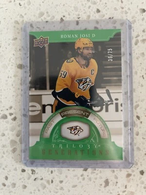 Roman Josi  2022-23 Upper Deck Trilogy Present Generations  #TG-10B Predators - Image 1 of 4