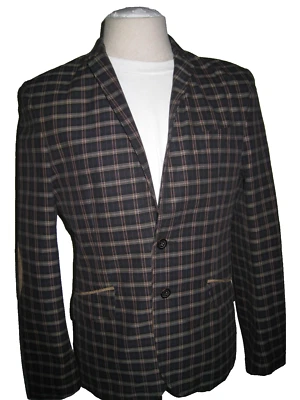 CHAQUETA DEPORTIVA BLAZER ANTONY MORATO HOMBRE TALLA EUR 50 US M LO ÚLTIMO $299 HECHA EN ITALIA Foto 1 de 4