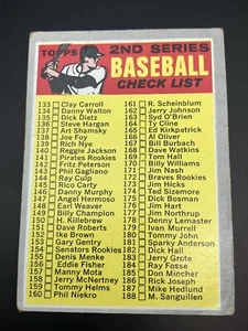 1970 Topps #128 2nd Series Unmarked Checklist - Picture 1 of 3