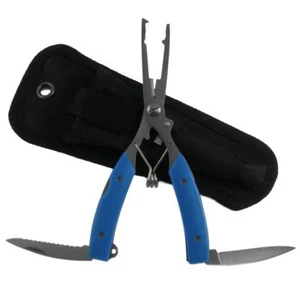 Fishing Pliers Multitool Stainless Split Ring Hook Remover Saltwater Resistant - Picture 1 of 2