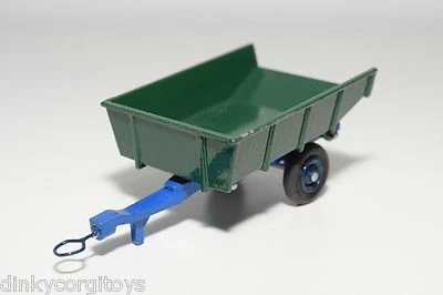 RIMORCHIO MATCHBOX KING SIZE WHITELOCK VERDE BLU OTTIME CONDIZIONI RIVERNICIATO - Immagine 1 di 4
