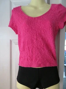 Topshop pink short top size 10 - Picture 1 of 1