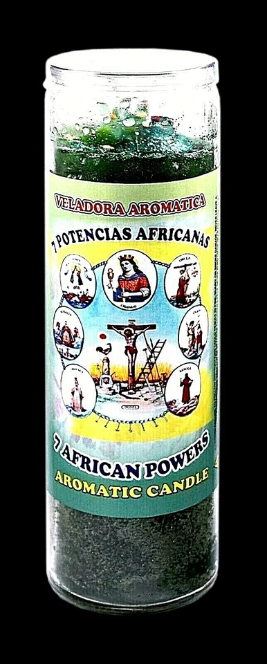 VELA CÓCTEL AROMÁTICO VELA 7 PODERES AFRICANOS - 7 POTENCIAS AFRICANAS Foto 1 de 1
