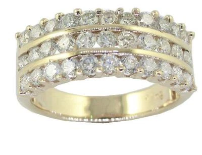 SI1 G 1.25 Carat Anniversary Round Diamond Ring 14K Solid Gold Appraisal 7.50mm - Image 1 of 4