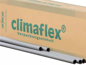 Aislamiento de tubería 2 m PE manguera aislante 9 mm espesor de aislamiento NMC Climaflex caja | EnEV - Imagen 1 de 4