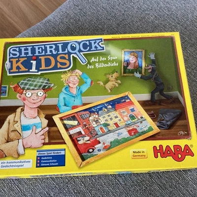 HABA: 4894 Sherlock Kids Auf der Spur des Bilderdiebs komplett mit Anleitung - Bild 1 von 4
