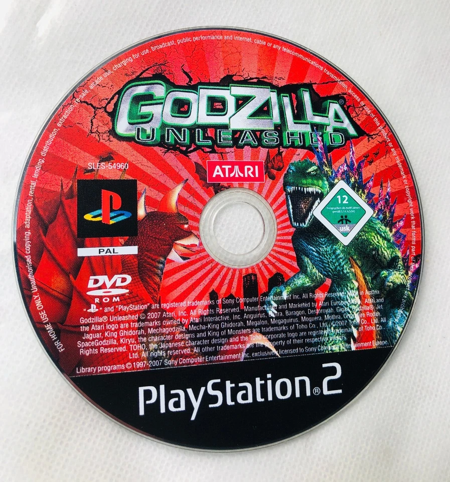 Video Game Godzilla Unleashed Disc Only Sony PlayStation 2 PS2 - Image 1 of 1