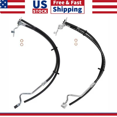 Mangueira de linha de freio dianteiro para Ford Excursion 4WD 7.3L 2005 2004 2003 2002 - 2000 _TP - Imagem 1 de 4