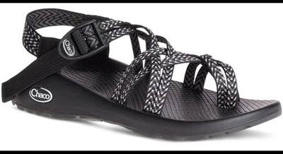 Sandalia Chaco ZX/2 Classic Boost negra cómoda para mujer talla 10 EE. UU. nueva en caja Foto 1 de 4