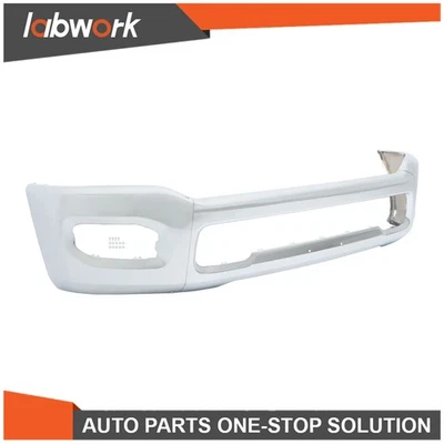 Labwork 前保险杠面条适用于 RAM 2500 3500 2019 2020 - 2024 铬钢 — 第 1/4 张图片