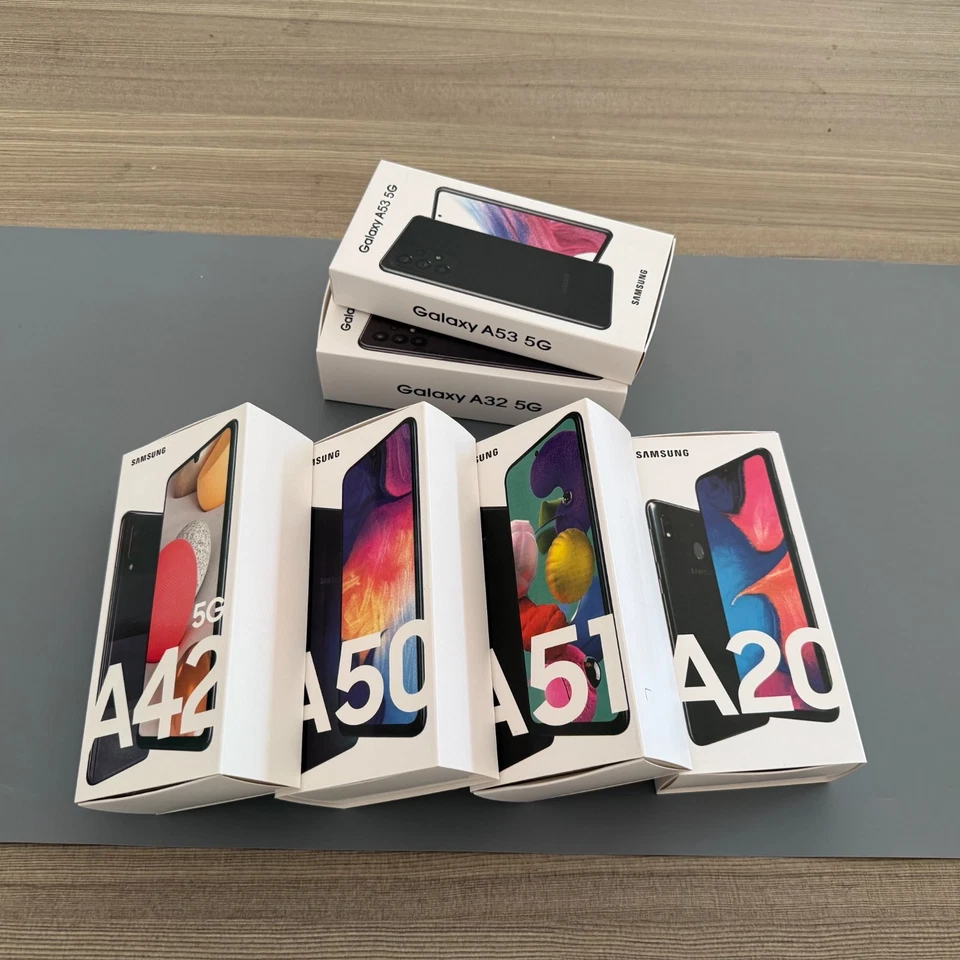 NUEVO Samsung Galaxy A20/A50/A51 4G y A32/A42/A52/A53/A54 5G Desbloqueado - NEGRO EE. UU. Foto 1 de 4