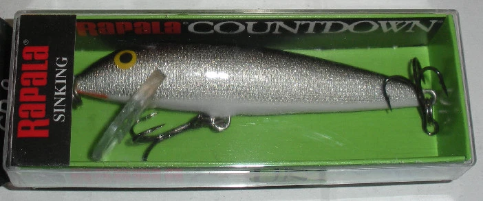 Rapala CD9S 3-1/2" Countdown Affondante Minnow 1/2 Oz Argento - Immagine 1 di 1