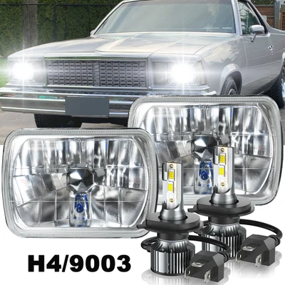 2X 5x7" 7x6 LED Headlight Hi-Lo For Plymouth Colt 1983-1991 / Reliant 1981-1988 - Image 1 of 4
