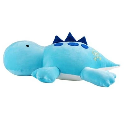Peluche de peluche con peso lindo de 4 lb - dinosaurio azul con peso suave de 24 pulgadas Foto 1 de 4