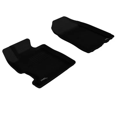 3D MAXpider Custom Fit Kagu Black 1st Row Floor Liners for 06-11 Honda Civic Foto 1 de 4
