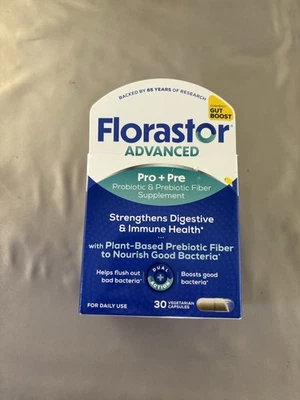Florastor Advanced Pro + PreProbiótico y Prebiótico 30ct Exp 9/2026 NUEVO Foto 1 de 4