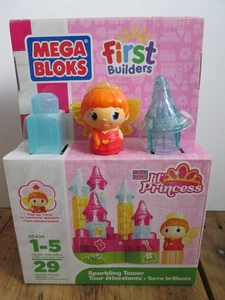 NEU MEGA BLOKS First Builders Lil' Princess Sparkling Tower 80406 29 Teile GEÖFFNET - Bild 1 von 8