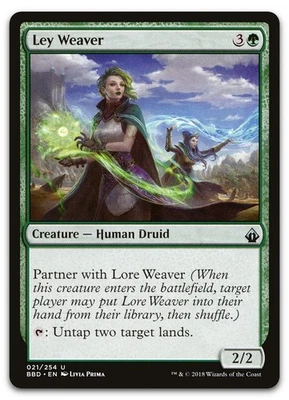 Ley Weaver #21 (NM) Battlebond BBD Magic MTG - Image 1 of 2