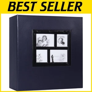 Elegant 1000 Capacity Photo Album - Large 200 Pages for Weddings & Family Events - Picture 1 of 9