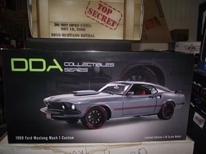 DDA 1/18 1969 ford mustang mach 1 custom gray NIB - Picture 1 of 1