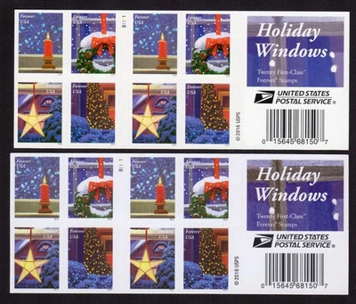 Scott #5148b Holiday Windows Booklet of 20 Stamps - MNH Genuine & Fake - Image 1 of 4